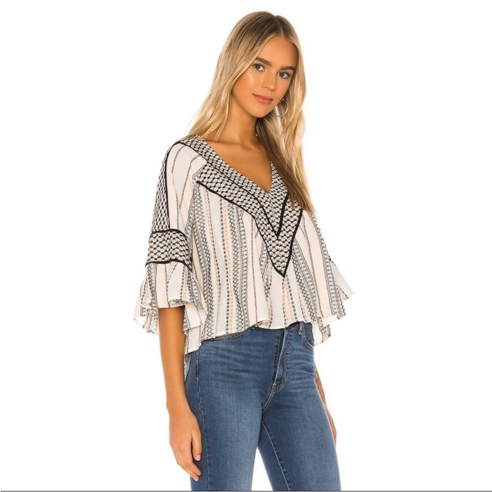 Free People boho flowy top